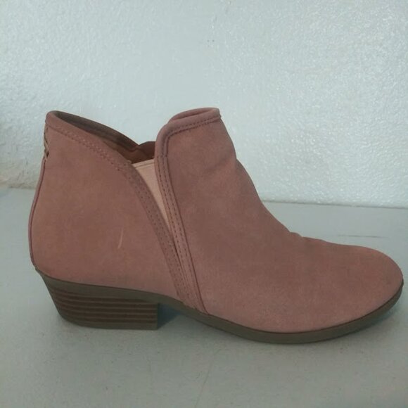 Wonder Nation women's size 5 pink faux suede ankle boots - Picture 9 of 16